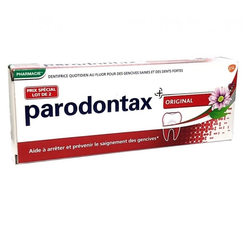 PARODONTAX original dentifrice lot 2 75 mL La Réponse Médicale