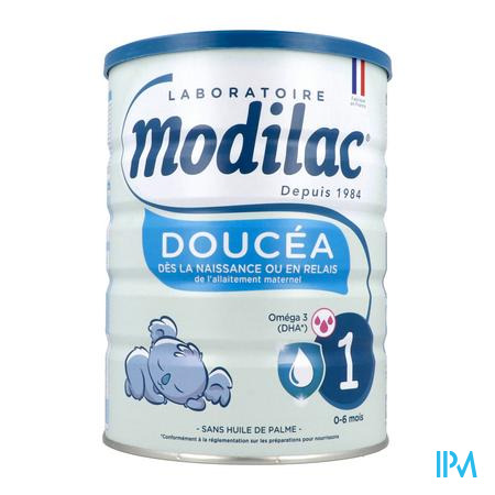 Modilac Doucéa 1 est une formule infantile élaborée pour répondre à tous  les besoins nutritionnels